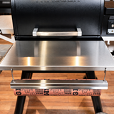 Traeger Timberline 850 | Pimp My Grill® Tactical Stainless Folding Front Shelf
