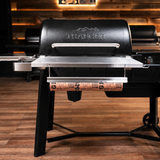 Traeger Woodridge | Pimp My Grill® Tactical Stainless Folding Front Shelf