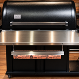 Traeger Woodridge Pro / Pro Plus / Elite | Pimp My Grill® Tactical Stainless Folding Front Shelf