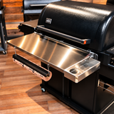 Traeger Woodridge Pro / Pro Plus / Elite | Pimp My Grill® Tactical Stainless Folding Front Shelf