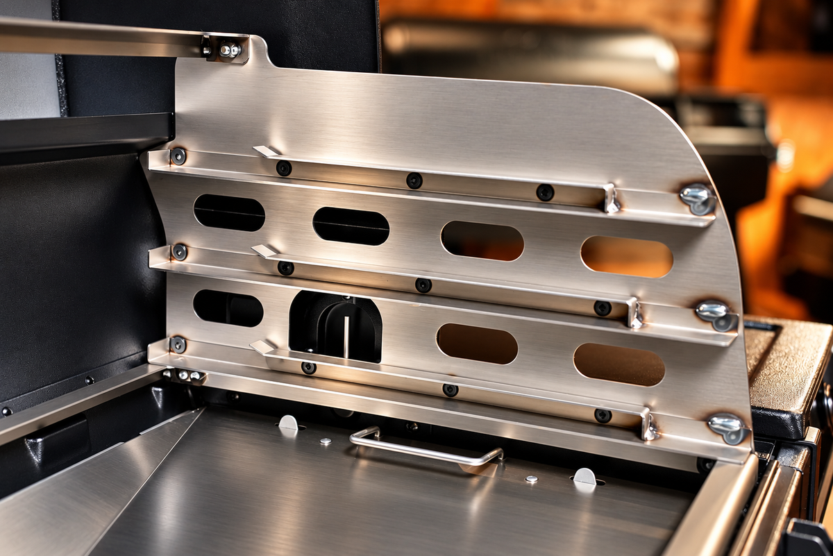 Traeger Woodridge Pro / Pro Plus / Elite | Pimp My Grill® G3 Slide-Out Rack System - 2 Racks