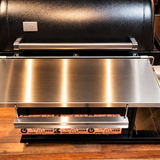 Traeger Woodridge Pro / Pro Plus / Elite | Pimp My Grill® Tactical Stainless Folding Front Shelf