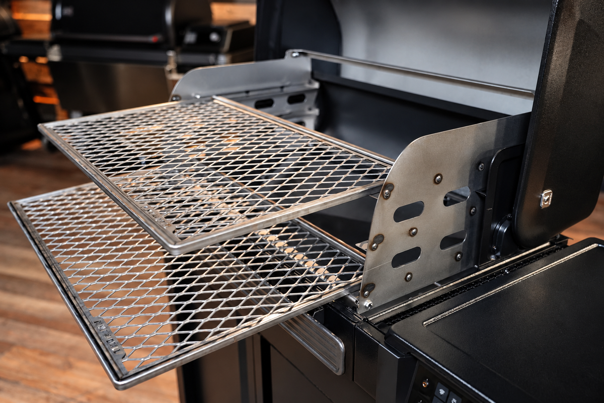 Traeger Woodridge Pro / Pro Plus / Elite | Pimp My Grill® G3 Slide-Out Rack System - 2 Racks