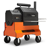 Yoder Smokers YS480s Pellet Grill on Competition Cart